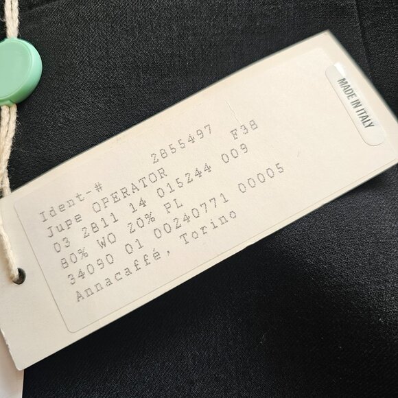 AKRIS Lightweight Wool Blend Knee-Length Pencil Skirt US 6, Black - Picture 13 of 13